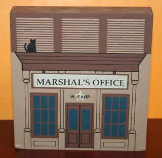 Cats Meow MARSHALS OFFICE Wyatt Earp WILD WEST SERIES Faline 1989 