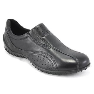Ecco Womens Slip Ons Shoes Charm Black Leather
