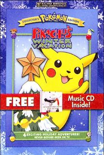 Pokemon   Pikachus Winter Vacation DVD, 2006, Bonus CD