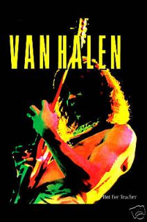 Classic Rock Eddie Van Halen * Hot For Teacher * Promotional Poster