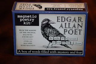 Refrigerator Magnets Magnetic PoetryEdgar Allan Poet Word Magnets