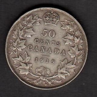 CANADA 1939 50 CENTS KING GEORGE VI NICE GRADE SEE PICTURES