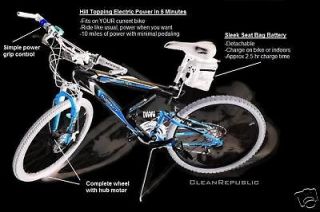 Electric bike hub motor conversion kit WITH battries