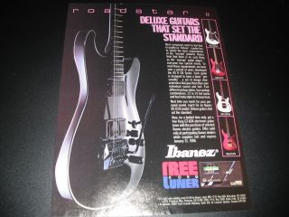 Ibanez Roadstar II Guitars   Set The Standard 1985 Print Ad