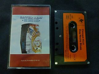 CANNED HEAT DOG HOUSE BLUES ULTRA RARE CASSETTE TAPE