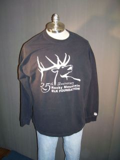 Rocky Mountain Elk Foundation 25th Anniversary Shirt X Large 2009