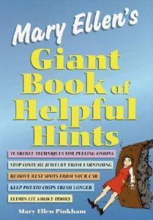 Mary Ellens Giant Book of Helpful Hints by Mary Ellen Pinkham 1994 