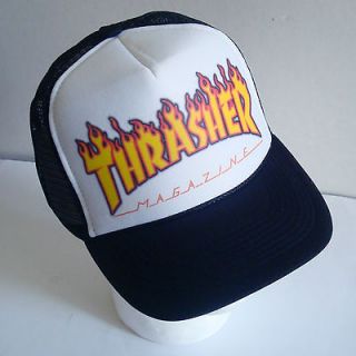 NEW Thrasher Mesh Hat Vintage Style Trucker Cap Snapback Vintage 