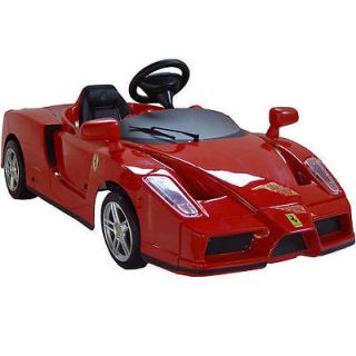 RED ENZO FERRARI BATTERY POWERED OPERATED ELECTRIC RIDE ON
