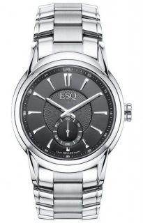 ESQ by Movado Mens 7301327 Quest Black Dial Watch