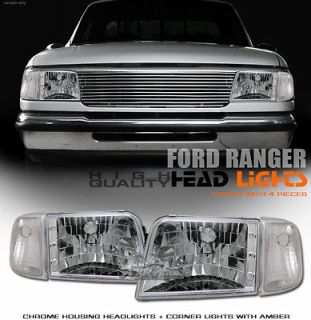   Clea​r Corner Lights w/ Amber 93 97 Ranger (Fits: Ford Ranger 1996