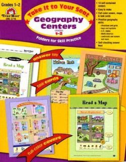 Geography Centers, Grades 1 2 by Evan Moor 2005, Paperback