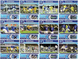 2003/04 EVERTON FC Football Club Stamp MAXI VICTORY CARD COVERS 
