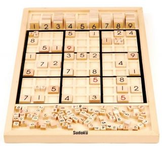 Sudoku Puzzle Wooden Board   Brand New Sealed Box