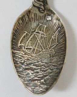   Fair Sterling Silver Commemorative Spoon * Columbian Expo * Chicago