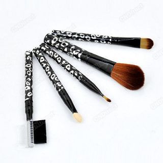 New 5PCS Makeup Brush Set Foundation Eyebrow Lip Sponge Eyeshadow Comb 