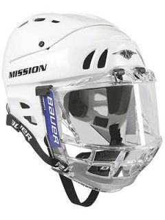   M15 COMBO Ice Hockey HELMET Bauer Concept II Clear FACE MASK shield