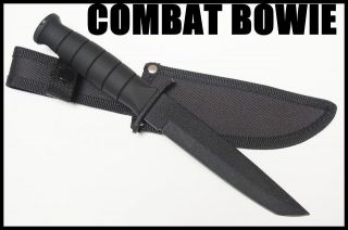 10.5 Army TACTICAL KNIFE Commando HUNTING Combat Bowie Fixed Coated 