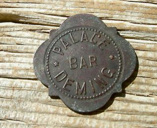 1900s DEMING NM NEW MEXICO (LUNA CO) PALACE BAR 2 1/2c SCALLOPED 