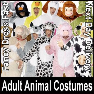 New Animal Fancy Dress Costume Zoo Farm Book Adult Unisex Mens Ladies 