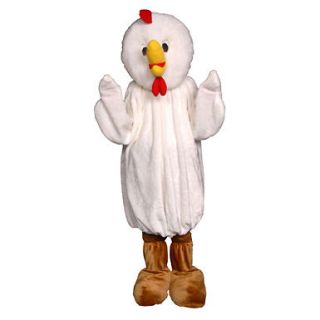 Deluxe Plush Farm Chicken Mascot Adult Costume