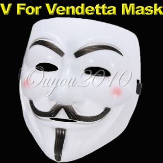 for Vendetta Anonymous Film Guy Fawkes Face Mask Fancy Dress 