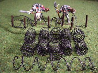 Terrain Scenery 30mm Barbed / Razor Wire (wire only)