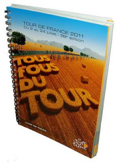 Tour de France 2011 Official VIP Roadbook French NEW + English PDF 