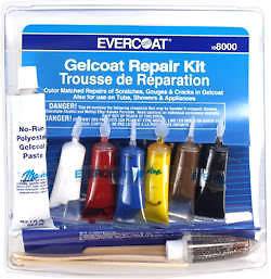 Evercoat Fiberglass Gelcoat Paint Scratch Repair Kit 108000 for Boats 