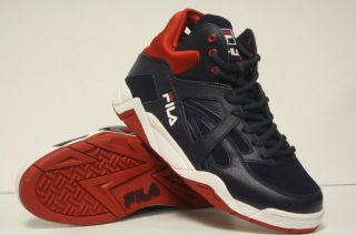 BRAND NEW FILA THE CAGE RETRO GRANT HILL NAVY/RED/WHITE PISTONS US 