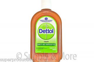 Dettol Topical First Aid Antiseptic Disinfectant 16.9 oz 500ml Tattoo 