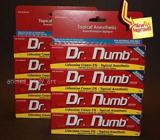   Tattoo Piercing Topical Anesthetic Numbing Cream Lidocaine Dr Numb 8oz