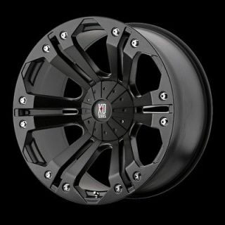 20 WHEELS RIMS XD MONSTER BLACK WHEELS WITH 295 60 20 NITTO TRAIL 