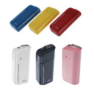   USB Battery Charger 2AA Flashlight For iPhone 4G 3G 3GS 4S Colors