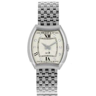 Bedat & Co. Womens 304.011.109 No.3 Diamond Quartz Watch: Watches 