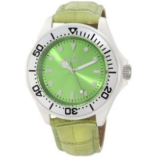 Invicta Womens 11296 Ceramic Green Dial Watch Watches 