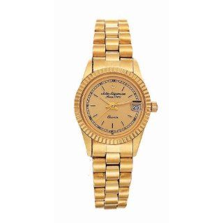 Jules Jurgensen Womens 7679Y Classic Gold Tone Watch: Watches:  