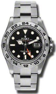 Rolex Explorer II Black Automatic Steel Mens Watch 216570BKSO: Watches 