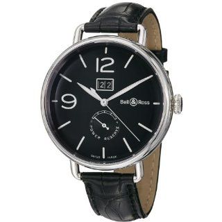   BRWW1 90GRNDATE Vintage Black Leather Strap Watch Watches 