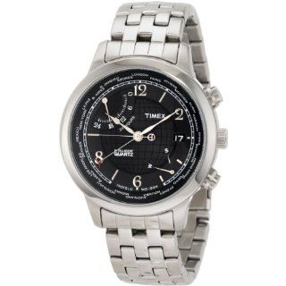   Time Black Dial Stainless Steel Bracelet Watch Watches 