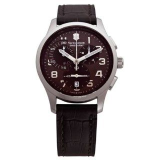 Victorinox Swiss Army Mens 241297 Alliance Brown Dial Watch: Watches 