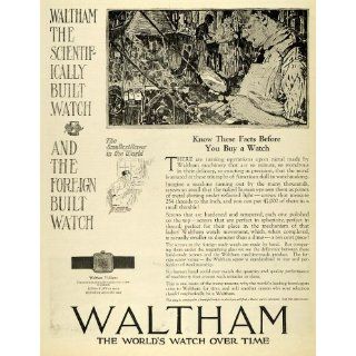 1919 Ad Jewelry Designer Maker Waltham Ligne Wrist Watch 