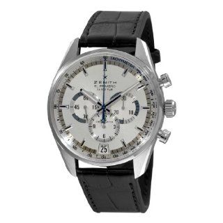   Primero 36000 VPH Silver Chronograph Dial Watch Watches 