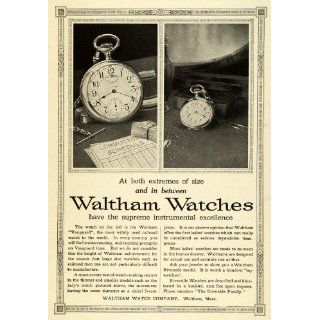1913 Ad Waltham Pocket Watches Time Pieces Jewelry 