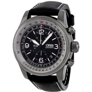 Oris Mens 675 7648 4264LS Big Crown X1 Calculator Black Dial Watch 