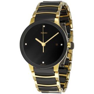 Rado Mens R30929712 Centrix Jubile Gold Plated Stainless Steel 
