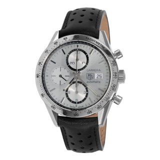 TAG Heuer Mens CV2017.FC6205 Carrera Chronograph Silver Dial Watch 