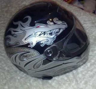 motorcycle helmet size M fulmer gray dragon