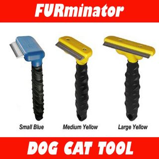 NEW FURMINATOR LARGE/MEDIUM/SMALL DE SHEDDING TOOL PET DOG CAT COMB 
