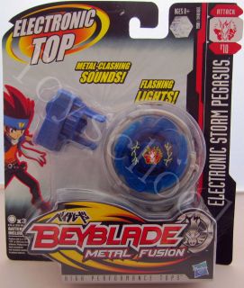 Beyblade Metal Fusion Electronic Battle Top  Storm Pegasus Ages 8 